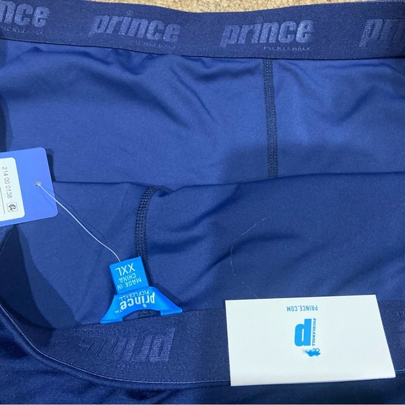 Prince Pickleball Women's Mid-Rise Mini Slit Skort Embroidered XXL Blue - Picture 6 of 6